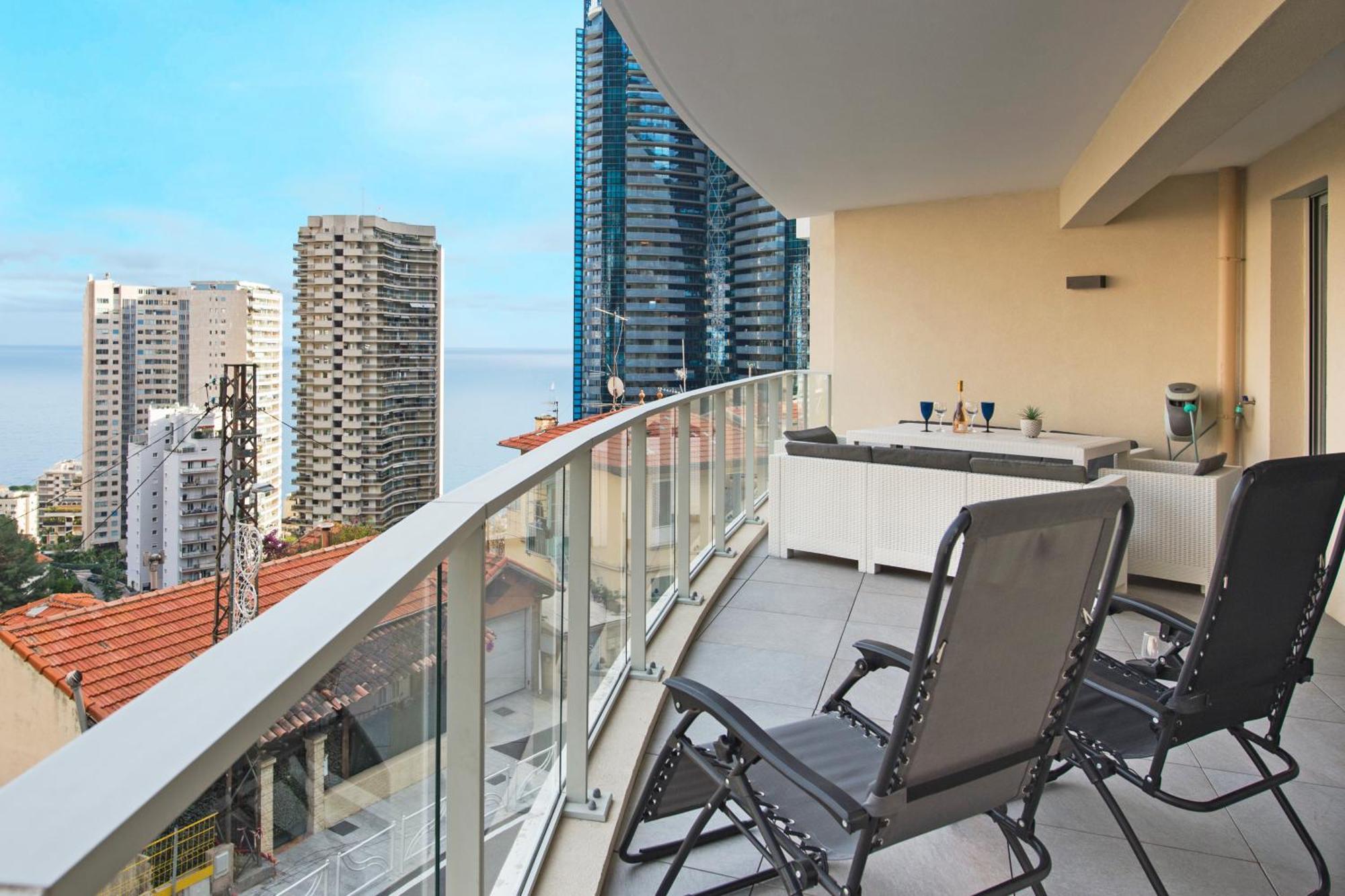 Grande Terrasse - Vue Mer - Parking - Bk Beausoleil Exterior foto